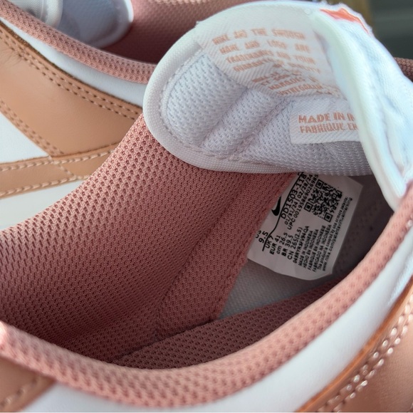 Nike Dunk Low Rose Blush — Women’s 9.5 (New w/o Box) - Picture 5 of 9
